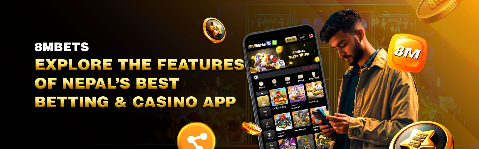 8MBets Best Betting Casino App Nepal