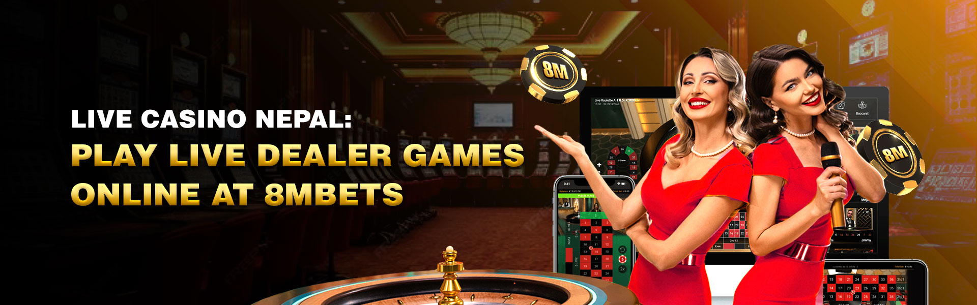 8MBets Play Live Casino Nepal Games