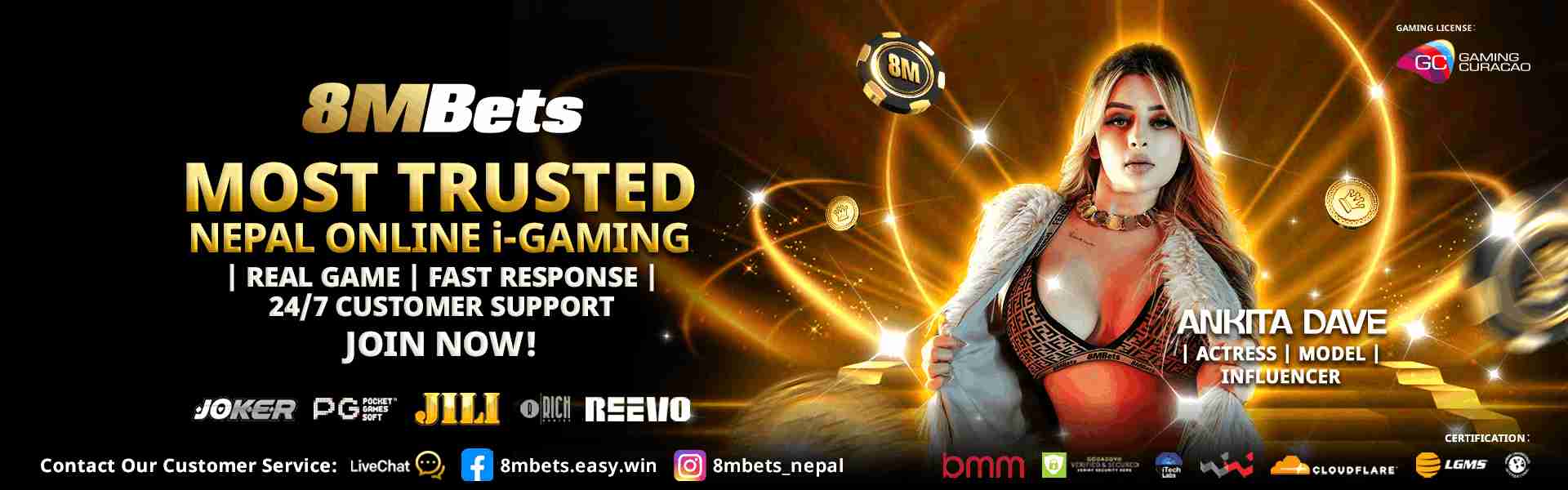 8mbets most trusted nepal online igaming NP 5 