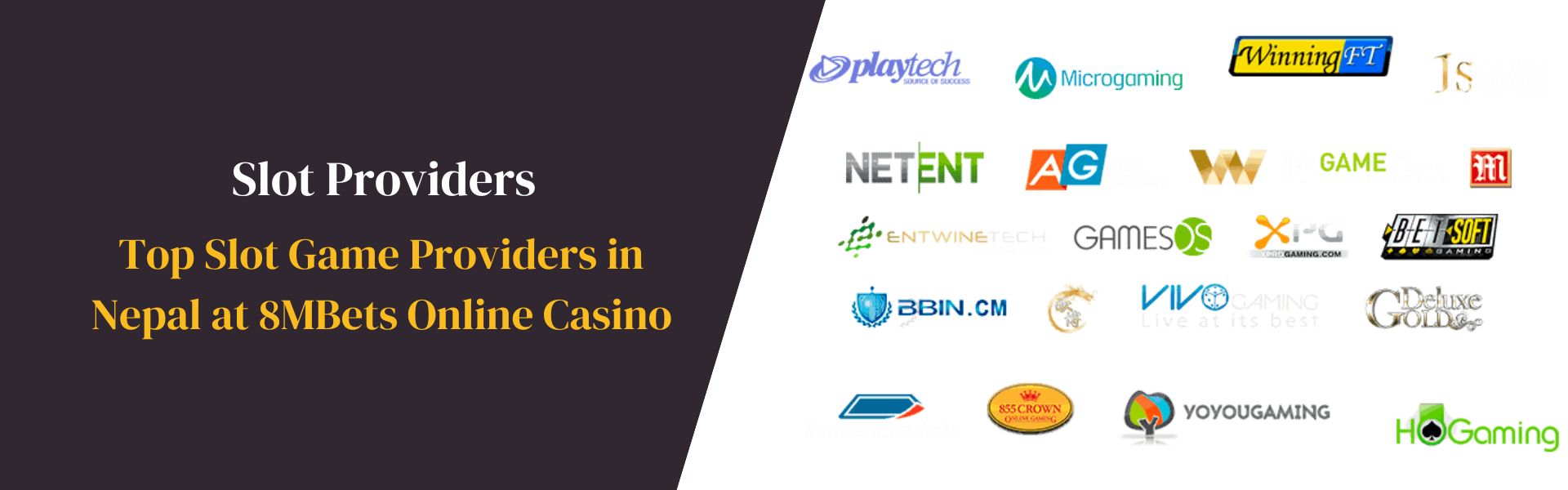 Top Slot Game Providers in Nepal at 8MBets Online Casino