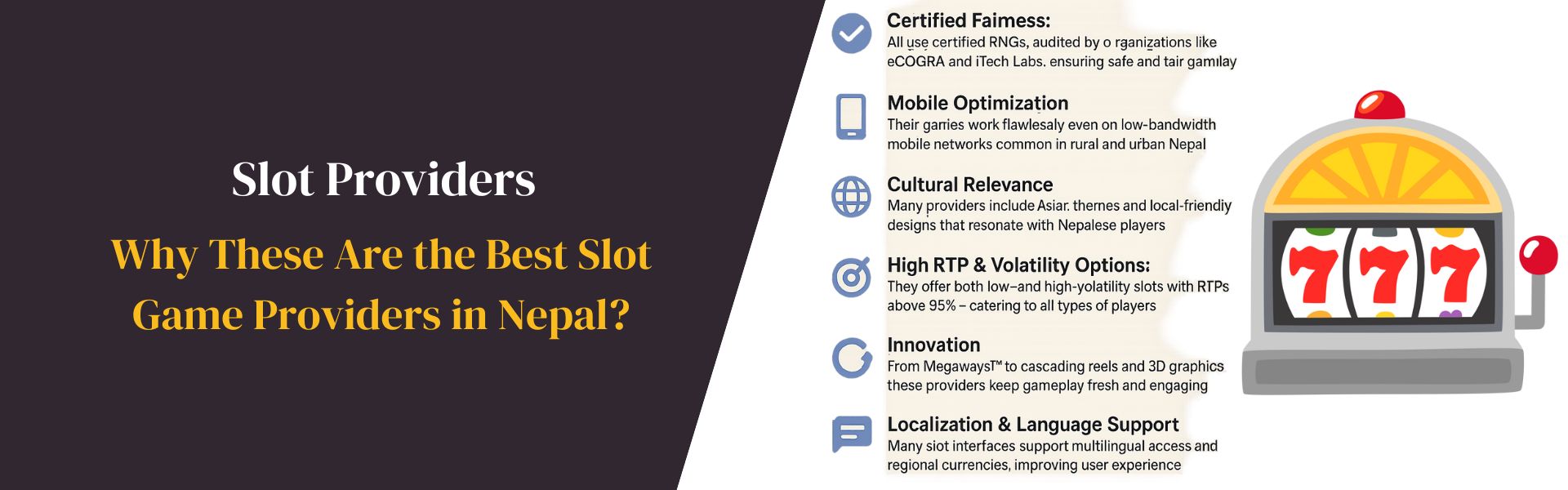 Why These Are the Best Slot Game Providers in Nepal