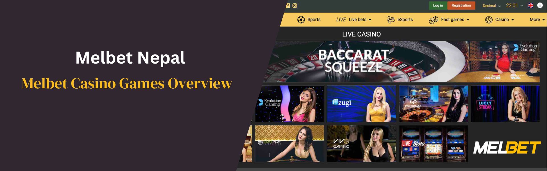 Melbet Casino Games Overview