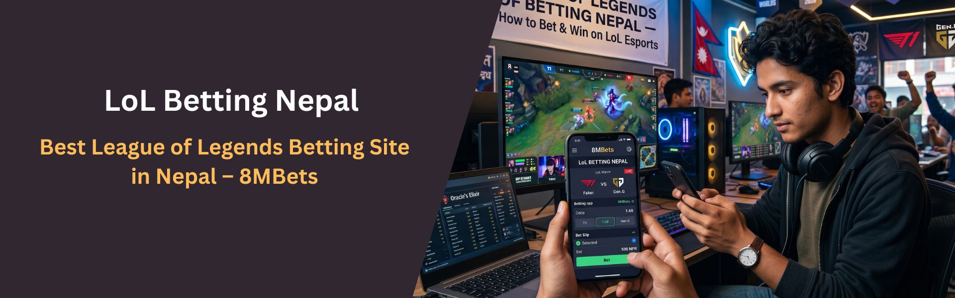 Best League of Legends Betting Site in Nepal – 8MBets
